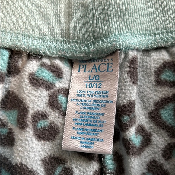 Leopard Print Pajama Pants with Bow - Picture 2 of 4